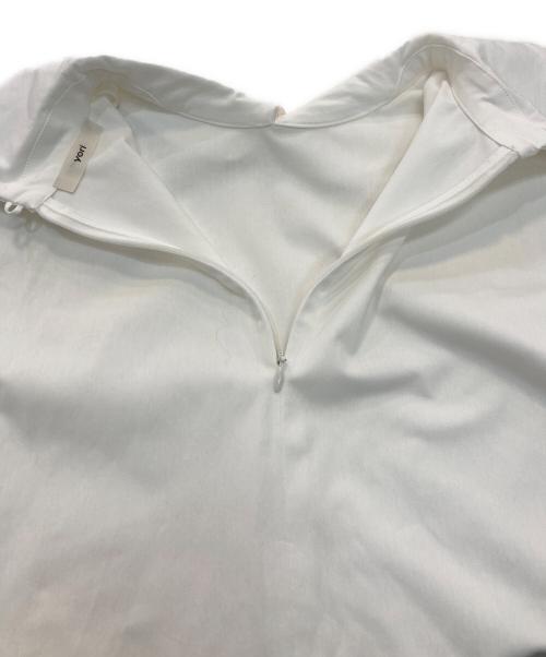 YORI（ヨリ）yori (ヨリ) 襟付カットソー　YR2211-067SM ホワイト サイズ:Freeの古着・服飾アイテム