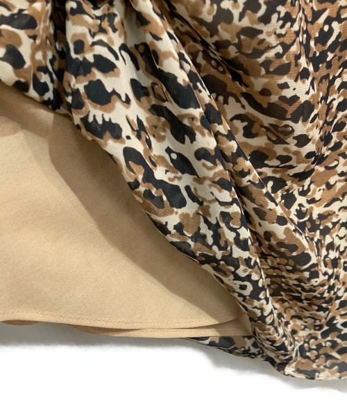 LAUREN RALPH LAUREN（ローレンラルフローレン）LAUREN RALPH LAUREN (ローレンラルフローレン) 長袖ワンピース ブラウン サイズ:4の古着・服飾アイテム