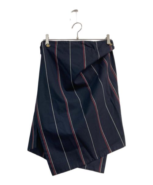 Vivienne Westwood RED LABEL（ヴィヴィアンウエストウッドレッドレーベル）Vivienne Westwood RED LABEL (ヴィヴィアンウエストウッドレッドレーベル) 変形スカート　356-01-24006 レッド サイズ:38の古着・服飾アイテム