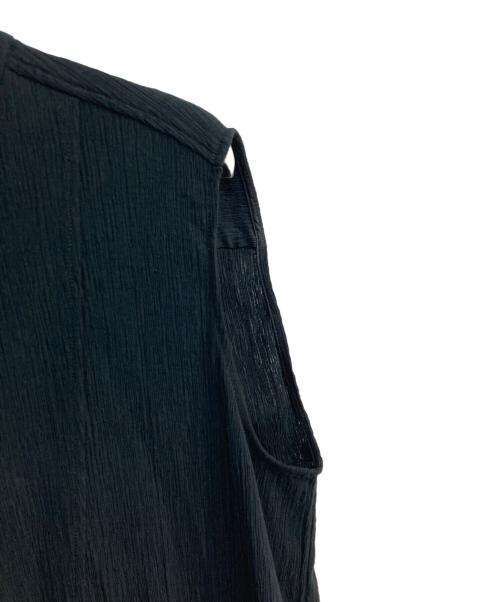 MACPHEE（マカフィー）MACPHEE (マカフィー) リボンノースリーブワンピース ブラック サイズ:S（36）の古着・服飾アイテム