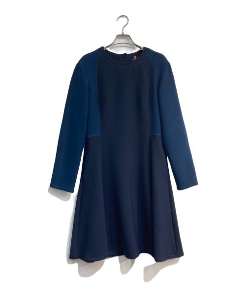 MAX&Co.（マックスアンドコー）MAX&Co. (マックスアンドコー) バックジップワンピース　72210220 ネイビー サイズ:40 未使用品の古着・服飾アイテム