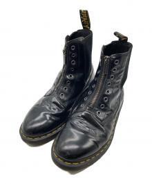 Dr.Martens（ドクターマーチン）の古着「Gusset 8ホールブーツ」｜ブラック