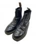 Dr.Martens（ドクターマーチン）の古着「Gusset 8ホールブーツ」｜ブラック