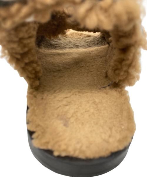 Fur Deluxe（ファーデラックス）fur deluxe (ファーデラックス) ファーサンダル　21093510000930 ブラウン×ブラック サイズ:36の古着・服飾アイテム