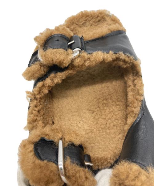 Fur Deluxe（ファーデラックス）fur deluxe (ファーデラックス) ファーサンダル　21093510000930 ブラウン×ブラック サイズ:36の古着・服飾アイテム