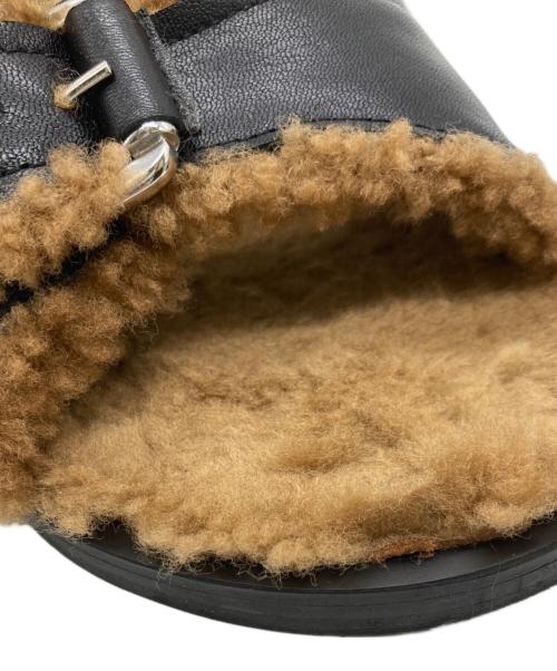 Fur Deluxe（ファーデラックス）fur deluxe (ファーデラックス) ファーサンダル　21093510000930 ブラウン×ブラック サイズ:36の古着・服飾アイテム