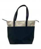 MARGARET HOWELL ideaマーガレット ハウエル アイディア）の古着「バイカラートートバッグ」｜ベージュ