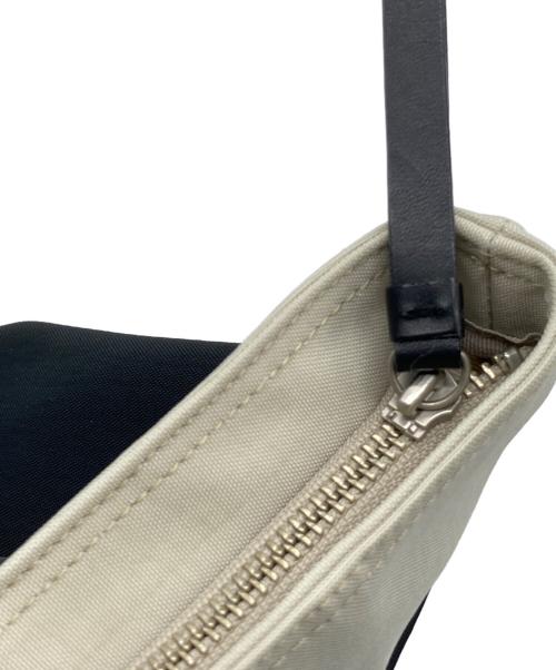 MARGARET HOWELL idea（マーガレット ハウエル アイディア）MARGARET HOWELL idea (マーガレット ハウエル アイディア) バイカラートートバッグ ベージュの古着・服飾アイテム