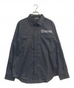 WIND AND SEAウィンダンシー）の古着「ロングスリーブシャツ　WDS-0-BND3-24-Q3-SH-01」｜ブラック