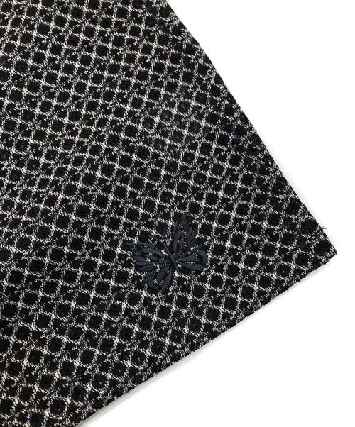 Needles（ニードルズ）Needles (ニードルズ) L/S U-Neck Tee - R/PE Russell　QV348 ブラック×ベージュ サイズ:L 未使用品の古着・服飾アイテム