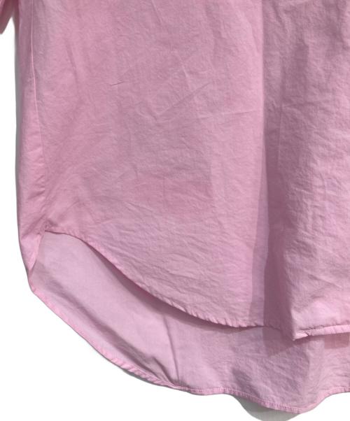 Noble（ノーブル）Noble (ノーブル) ウォッシュドコットンボリュームスリーブシャツ 	24SS　24050240105020 ピンク サイズ:Freeの古着・服飾アイテム