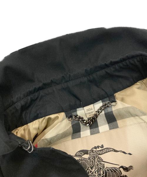 BURBERRY（バーバリー）BURBERRY (バーバリー) 裏ノバチェックステンカラーコート ブラック サイズ:38の古着・服飾アイテム