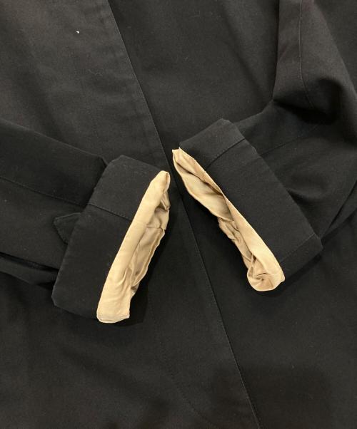 BURBERRY（バーバリー）BURBERRY (バーバリー) 裏ノバチェックステンカラーコート ブラック サイズ:38の古着・服飾アイテム