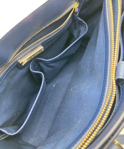 TORY BURCH（トリーバーチ）TORY BURCH (トリーバーチ) ロビンソントートバッグ ネイビーの古着・服飾アイテム