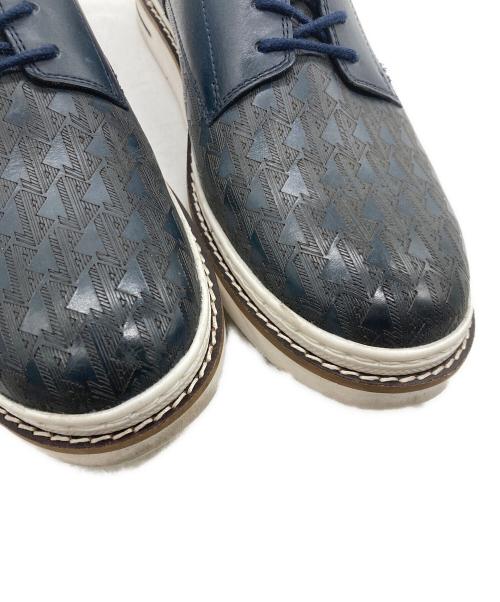 LANVIN en Bleu（ランバンオンブルー）LANVIN en Bleu (ランバンオンブルー) シグネチャーロゴ レザースニーカー ネイビー サイズ:SIZE24.5cmの古着・服飾アイテム