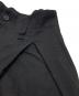 中古・古着 ISSEY MIYAKE (イッセイミヤケ) ウールボタンタックパンツ　IM84FF507 ブラック サイズ:2：15000円