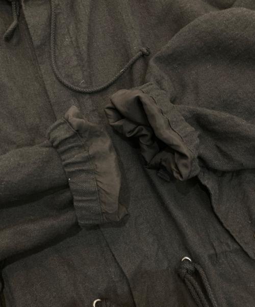 Y's（ワイズ）Y's (ワイズ) ウールリネン モッズコート　21AW 　YX-Y01-300 ブラック サイズ:1の古着・服飾アイテム