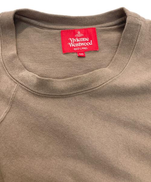 Vivienne Westwood RED LABEL（ヴィヴィアンウエストウッドレッドレーベル）Vivienne Westwood RED LABEL (ヴィヴィアンウエストウッドレッドレーベル) レイヤード変形カットソー　16-12-332032 ブラウン サイズ:Mの古着・服飾アイテム