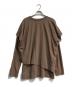 Vivienne Westwood RED LABEL (ヴィヴィアンウエストウッドレッドレーベル) レイヤード変形カットソー　16-12-332032 ブラウン サイズ:M：8000円
