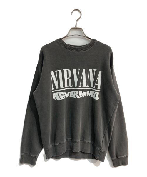 GOOD ROCK SPEED（グッドロックスピード）GOOD ROCK SPEED (グッドロックスピード) クルーネックスウェット  nirvana グレー サイズ:Freeの古着・服飾アイテム