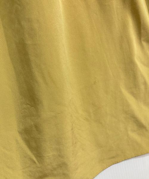 BALLSEY（ボールジィ）BALLSEY (ボールジィ) シルキークロス ギャザーワンピース　11-06-04-06233 イエロー サイズ:36の古着・服飾アイテム