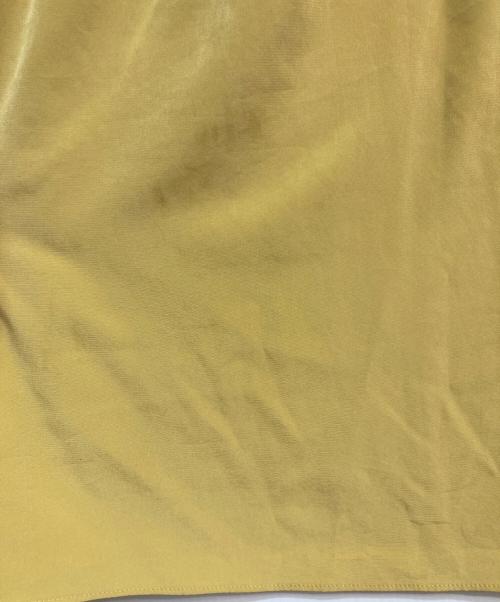 BALLSEY（ボールジィ）BALLSEY (ボールジィ) シルキークロス ギャザーワンピース　11-06-04-06233 イエロー サイズ:36の古着・服飾アイテム