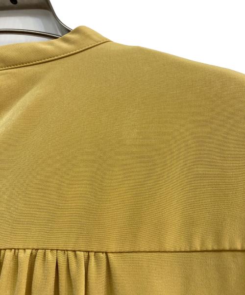 BALLSEY（ボールジィ）BALLSEY (ボールジィ) シルキークロス ギャザーワンピース　11-06-04-06233 イエロー サイズ:36の古着・服飾アイテム