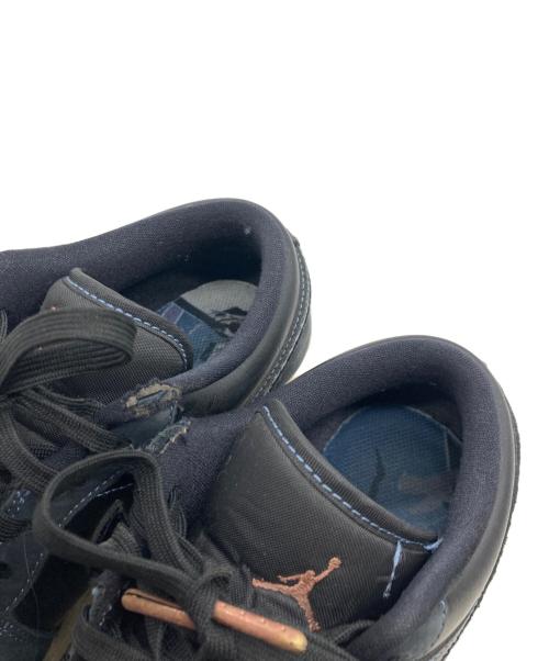 NIKE（ナイキ）NIKE (ナイキ) Jordan 1 Low SE Black Dark Obsidian Snakeskin　FJ5478-010 ネイビー サイズ:27.5cmの古着・服飾アイテム