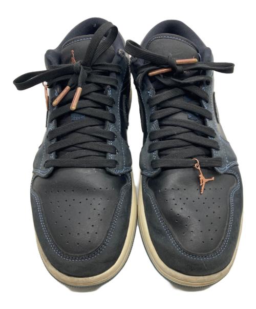 NIKE（ナイキ）NIKE (ナイキ) Jordan 1 Low SE Black Dark Obsidian Snakeskin　FJ5478-010 ネイビー サイズ:27.5cmの古着・服飾アイテム