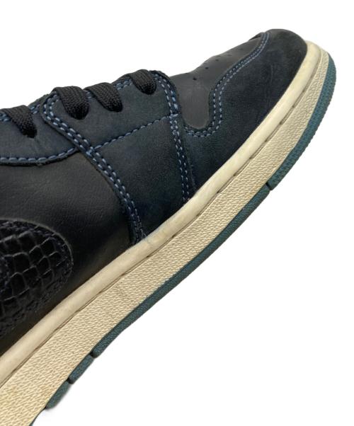 NIKE（ナイキ）NIKE (ナイキ) Jordan 1 Low SE Black Dark Obsidian Snakeskin　FJ5478-010 ネイビー サイズ:27.5cmの古着・服飾アイテム