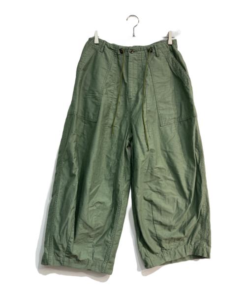 Needles（ニードルズ）Needles (ニードルズ) H.D. PANT FATIGUE ヒザデルパンツ　GL180 グリーン サイズ:Mの古着・服飾アイテム