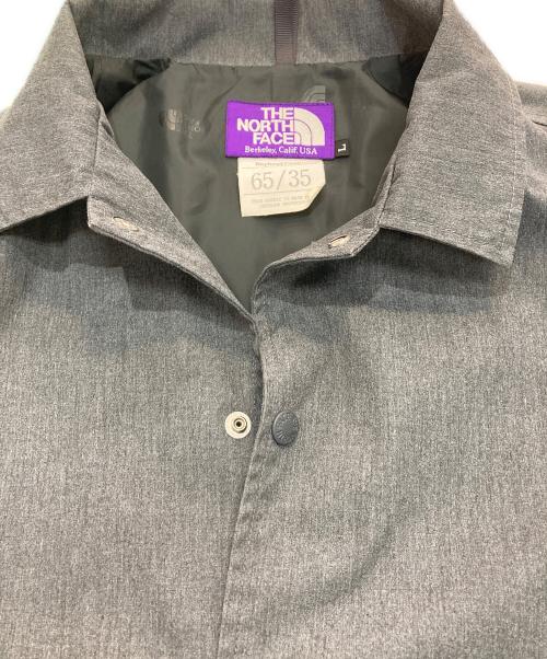 THE NORTHFACE PURPLELABEL（ザ・ノースフェイス パープルレーベル）THE NORTHFACE PURPLELABEL (ザ・ノースフェイス パープルレーベル) 65/35 コーチジャケット　NP2715N グレー サイズ:Lの古着・服飾アイテム