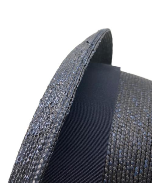 Borsalino18.57（ボルサリーノ18.57）Borsalino18.57 (ボルサリーノ18.57) 天然草中折れハット ネイビーの古着・服飾アイテム