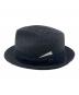 Borsalino18.57 (ボルサリーノ18.57) 天然草中折れハット ネイビー：12000円