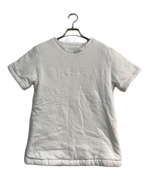 MM6 Maison Margiela（エムエムシックスメゾンマルジェラ）MM6 Maison Margiela (エムエムシックスメゾンマルジェラ) 半袖カットソー　M60047 MM021　キッズ展開 ホワイト サイズ:-の古着・服飾アイテム