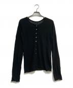 SLOBE IENAスローブ イエナ）の古着「コットンシルク2wayカーディガン 25SS　25-080-912-2220-1-0」｜ブラック