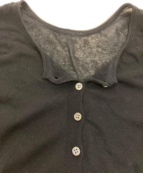 SLOBE IENA（スローブ イエナ）SLOBE IENA (スローブ イエナ) コットンシルク2wayカーディガン 25SS　25-080-912-2220-1-0 ブラック サイズ:Freeの古着・服飾アイテム