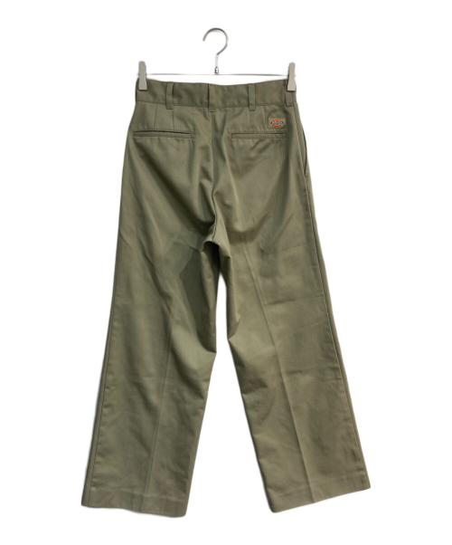 Dickies（ディッキーズ）Dickies (ディッキーズ) SLOBE IENA (スローブ イエナ) 別注 ハイウエストスラックス　243W40IE01 ベージュ サイズ:38の古着・服飾アイテム
