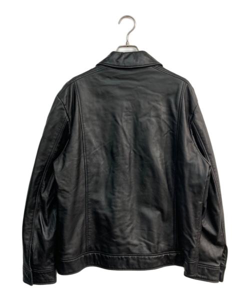 BALLY（バリー）BALLY (バリー) レザージャケット ブラック サイズ:US 42の古着・服飾アイテム