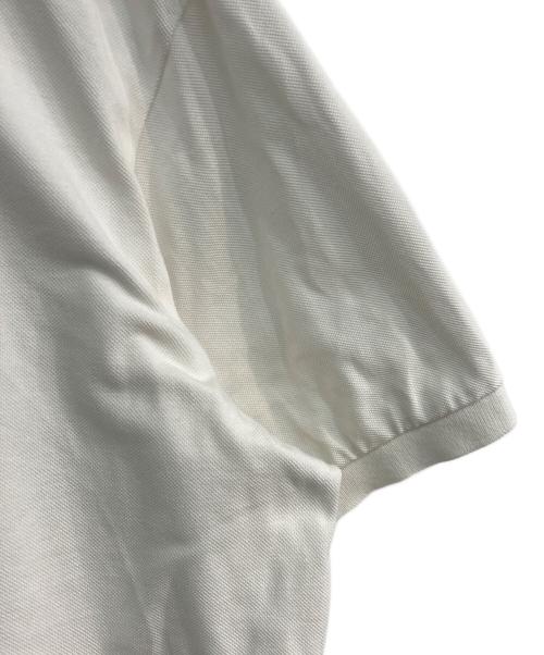 LACOSTE（ラコステ）LACOSTE (ラコステ) 鹿の子ポロシャツ　PH091PL ホワイト サイズ:Lの古着・服飾アイテム