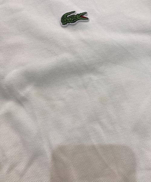 LACOSTE（ラコステ）LACOSTE (ラコステ) 鹿の子ポロシャツ　PH091PL ホワイト サイズ:Lの古着・服飾アイテム
