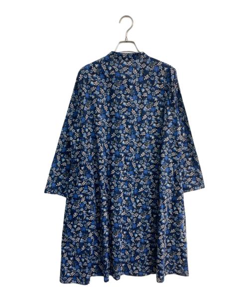 LIBERTY（リバティ）LIBERTY (リバティ) 総柄ワンピース　25021397 ネイビー サイズ:Mの古着・服飾アイテム