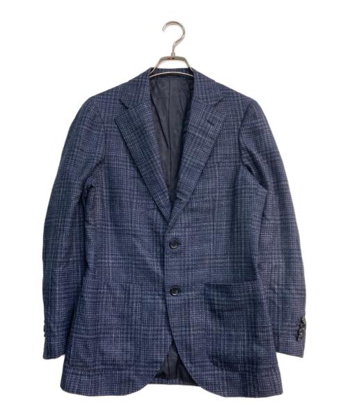 SHIPS（シップス）SHIPS (シップス) LORO PIANA (ロロピアーナ) SILK AIR テーラードジャケット ネイビー サイズ:42の古着・服飾アイテム