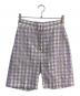 Cabana（カバナ）の古着「チェック ショートパンツ　23SS-PT02-A」｜パープル