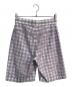 Cabana (カバナ) チェック ショートパンツ　23SS-PT02-A パープル サイズ:36：5000円