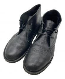 Lloyd footwear（ロイドフットウェア）の古着「レザーチャッカブーツ」｜ブラック