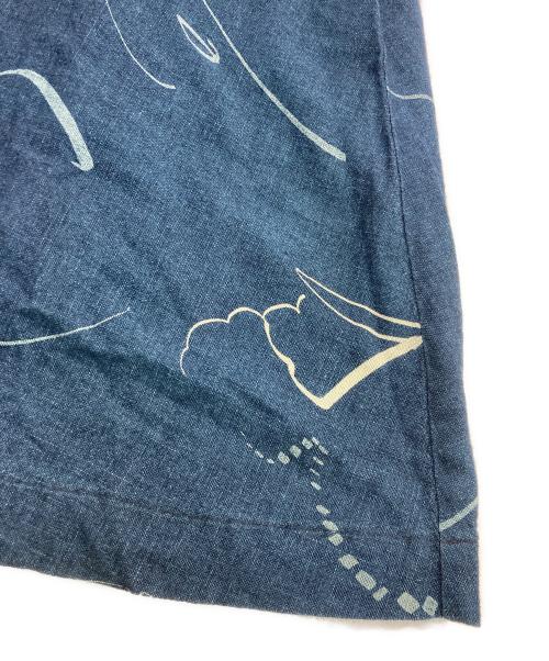 Pal'las Palace（パラスパレス）PAL'LAS PALACE (パラスパレス) 総柄スカート　PFSK-0447A ネイビー サイズ:2の古着・服飾アイテム