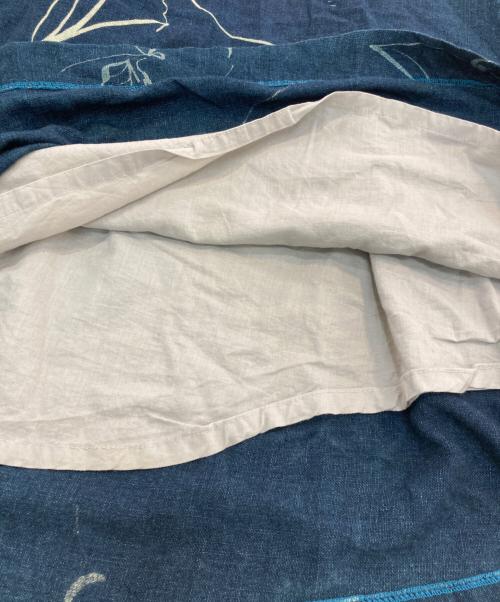 Pal'las Palace（パラスパレス）PAL'LAS PALACE (パラスパレス) 総柄スカート　PFSK-0447A ネイビー サイズ:2の古着・服飾アイテム