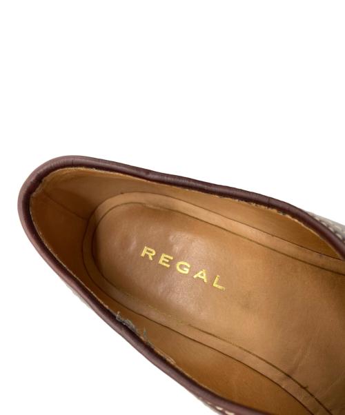 REGAL（リーガル）REGAL (リーガル) チロリアンタイプシューズ ブラウン サイズ:24.5cmの古着・服飾アイテム