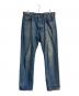 A BATHING APE（ア ベイシング エイプ）の古着「APE HEAD DENIM PANTS　001DPK201006M」｜インディゴ